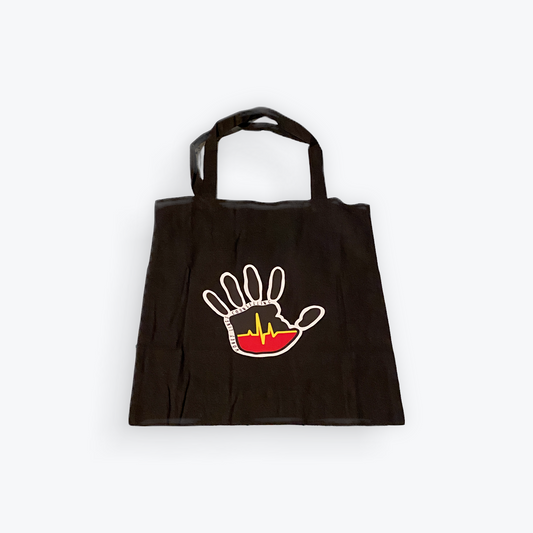 Aboriginal Flag Hand Tote Bags