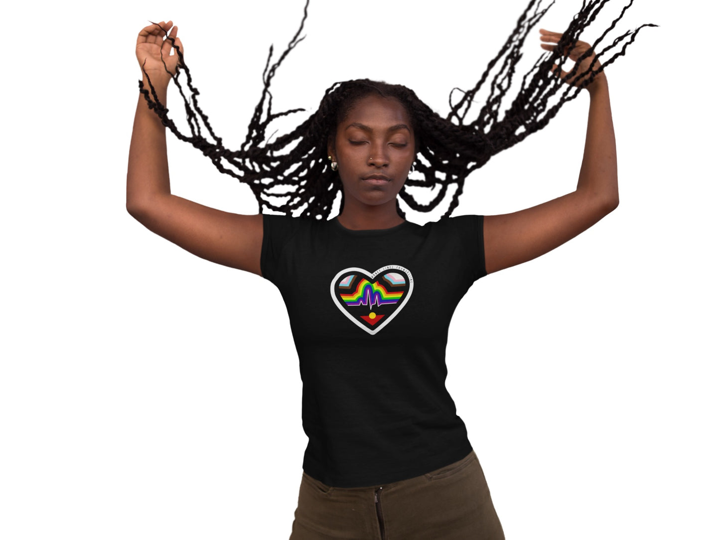 Rainbow Heart Tee