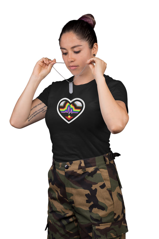 Rainbow Heart Tee