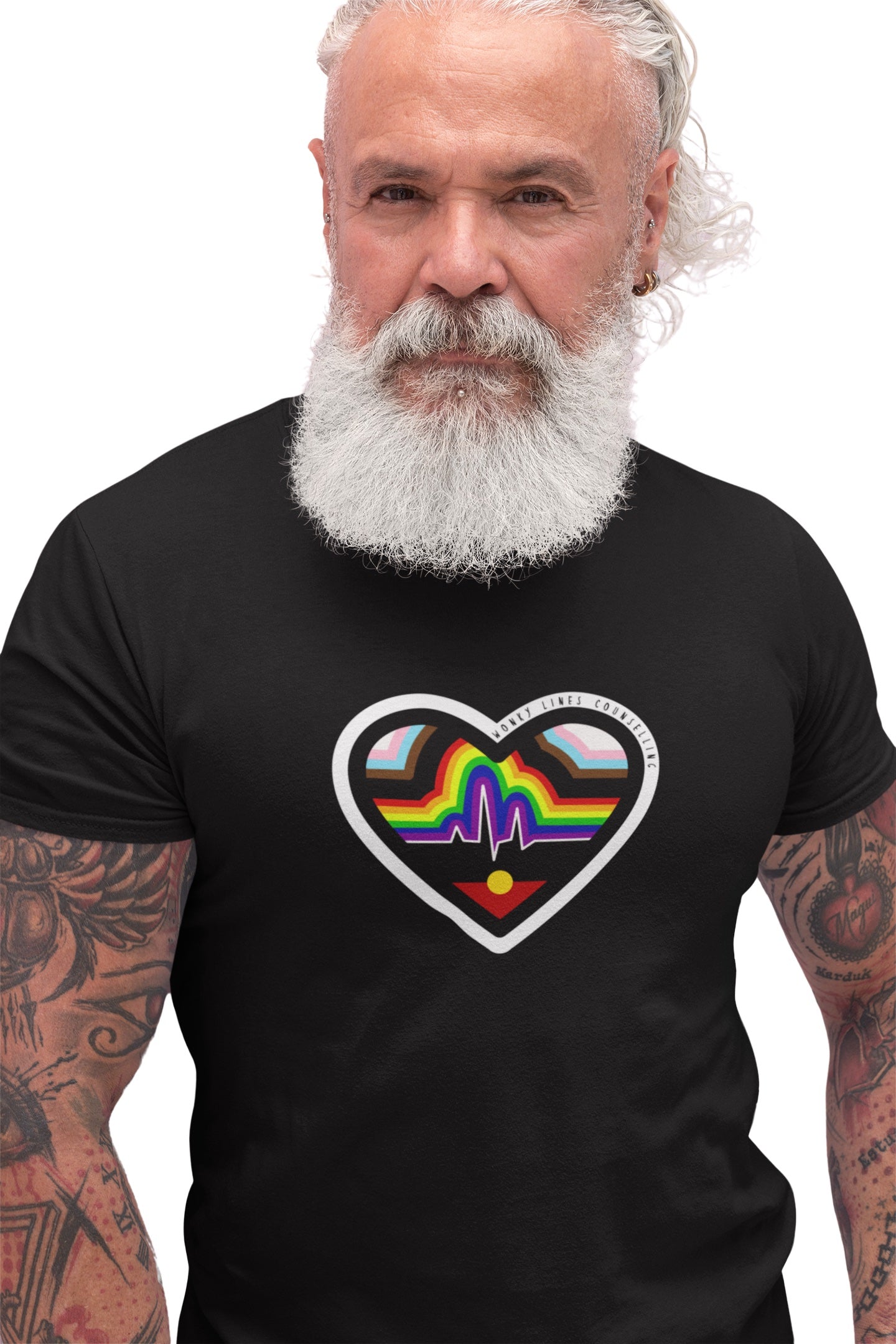 Rainbow Heart Tee